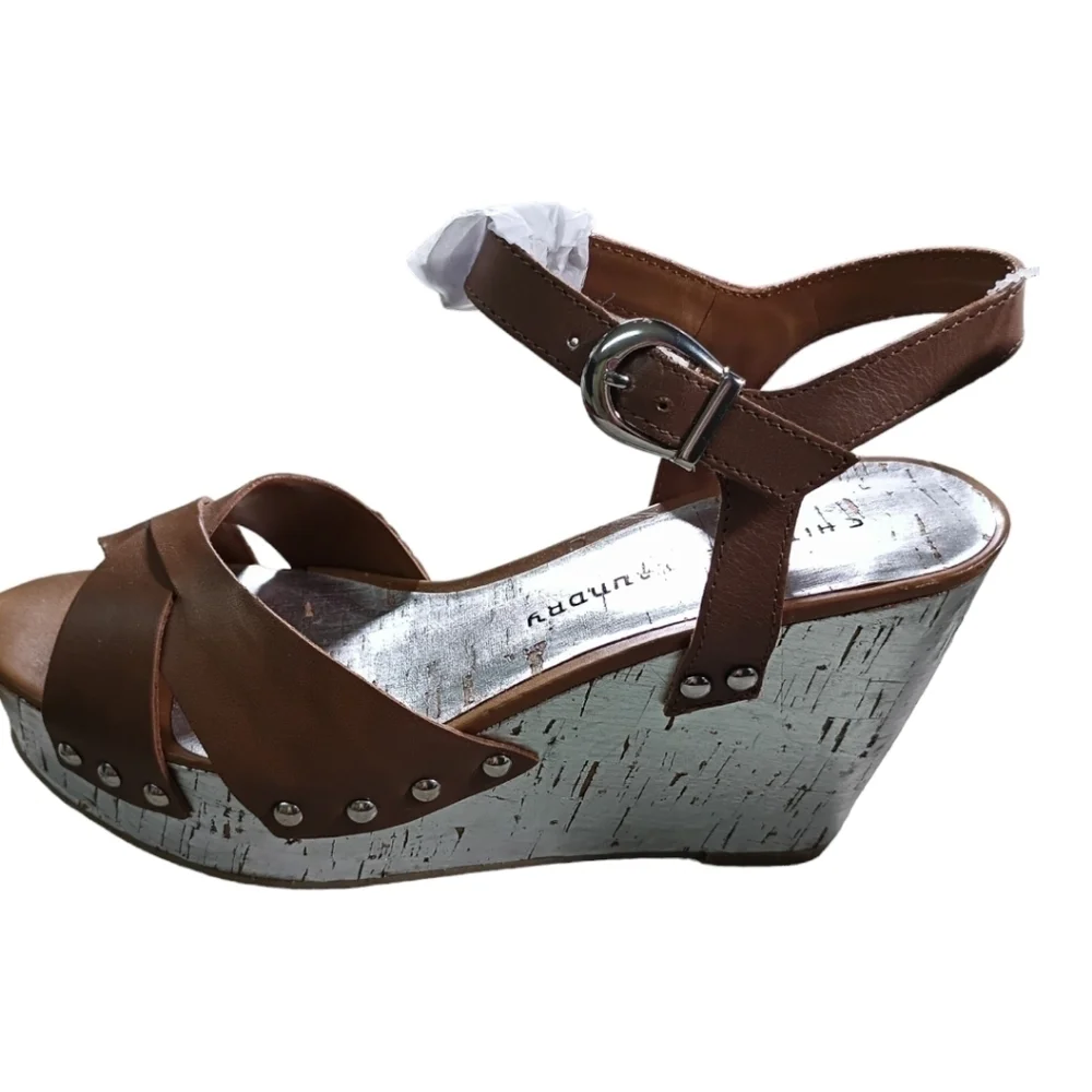 COPY - Chinese Laundry Platform Sandals NWOB size 7.5